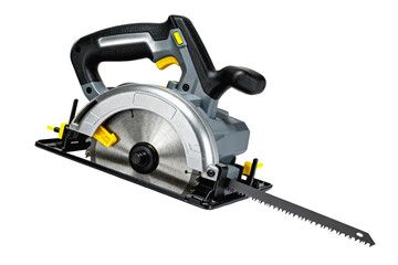 Fototapeta premium Cordless Circular Saw with Cutting Blade