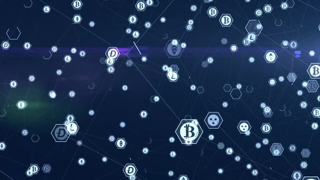 Digital cryptocurrency network with various tokens