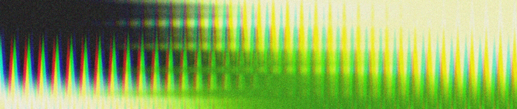 Procedural Glitch Abstract Texture in Acid Green #84BB4A and Yellow with Horizontal Motion Blur