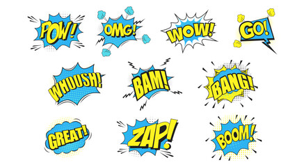 Comic Reaction Effect Set