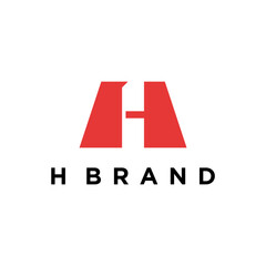 Letter H logo icon design template elements