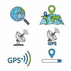 Global growth arrow icon