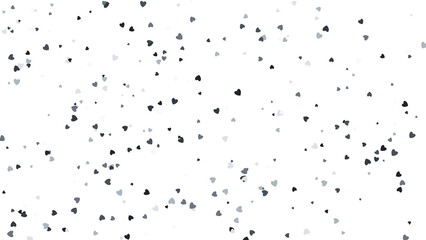 Scattered Hearts: Romantic Background for Valentines Day