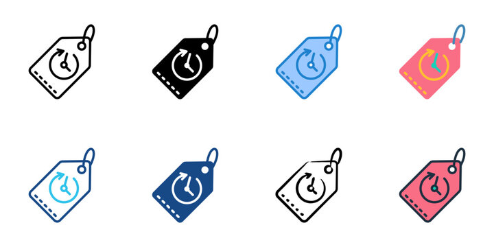 Pre Sale icons set multiple style collection. Editable stroke 
