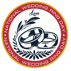 Wedding Ring Day sticker