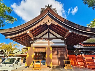 Fototapeta premium Sumiyoshi Taisha Shrine, Osaka City, Osaka Prefecture, Japan