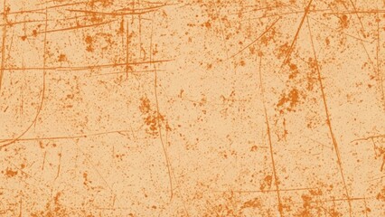 Obraz premium Aged peach backdrop presenting a textured surface with scratches and spots giving vintage or