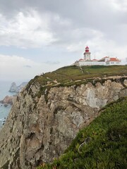 lighthouse on the cliff