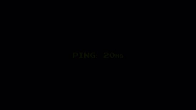 8 Bit Ping Text Pixel Retro Motion Graphic Animation 4k video animation seamless loop
