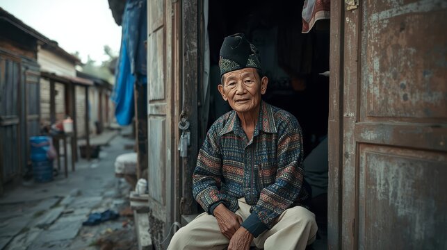 ethnic traditional potrait