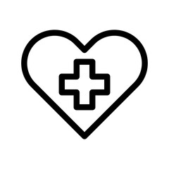 Obraz premium Heart Icon Vector Symbol Design Illustration