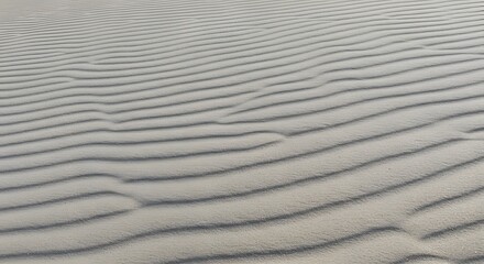 Obraz premium Close-up of undulating sand dunes, displaying texture, pattern, and the effects of sunlight
