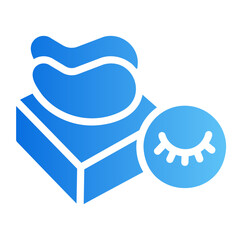 Eye mask Line Gradient Icon