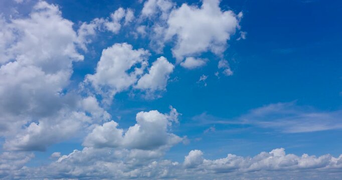 blue sky with clouds