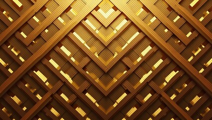 Golden Dragon Scale Texture: Intricate Pattern and Metallic Shine.