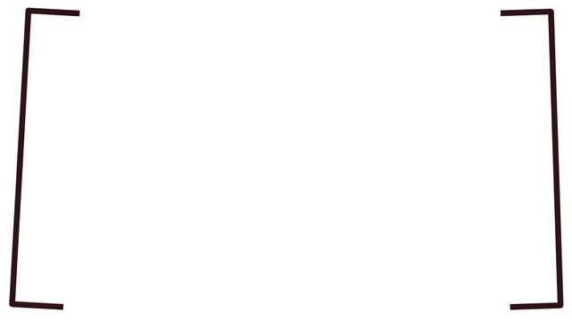 The frame brackets on the screen are twitching, shaking, or changing in size.