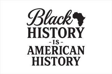 Fototapeta premium Black history is american history a powerful statement with africa depicted within