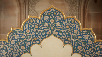 Floral Designs Influenced by Mughal Art
