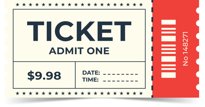 vintage ticket png
