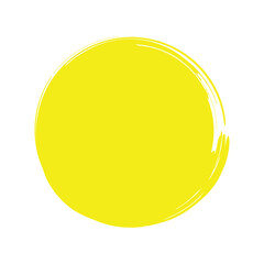 Circle grunge stamp set. round vector isolated on white background. yellow stamp vector. collection for grunge badge, seal, ink and stamp design template. round grunge hand drawn circle shape . vector