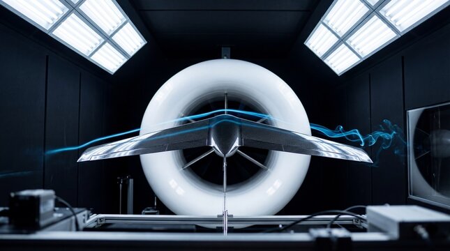 Carbon Fiber Wing Wind Tunnel Test