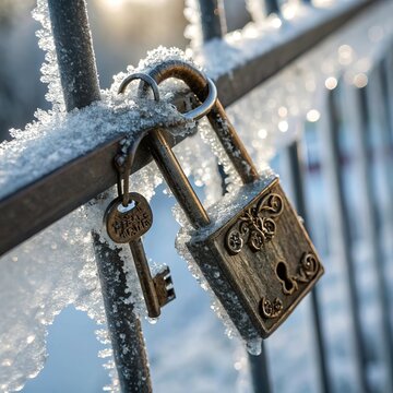 Frosted Lockpick A lockpick set encased in ice with frost formin