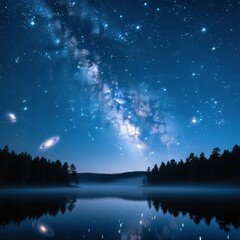 Starlight The twinkling light of stars in the night sky