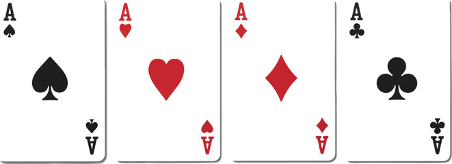 Gambling & Poker Line Icons  Card Suits, Aces, and Game Symbols