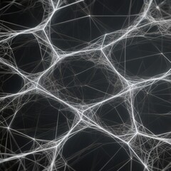 A refined network of delicate lines that outline abstract struct