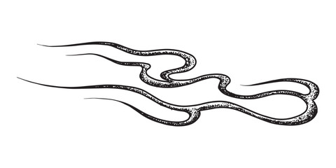 hand drawing grunge japanese flame tattoo illustrations