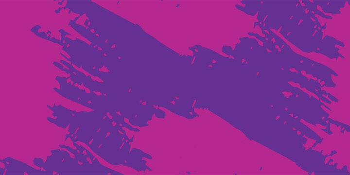 Abstract Purple and Magenta Grunge Brush Stroke Background