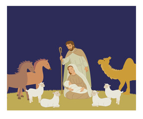 キリスト誕生　馬小屋