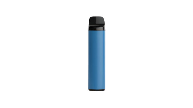 Modern blue vape device with sleek black accents