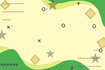 Abstract background with colorful circles.