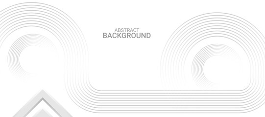 Minimal white abstract background with soft gray curved lines, modern clean wave pattern for corporate presentation, technology branding, website header and print design.
