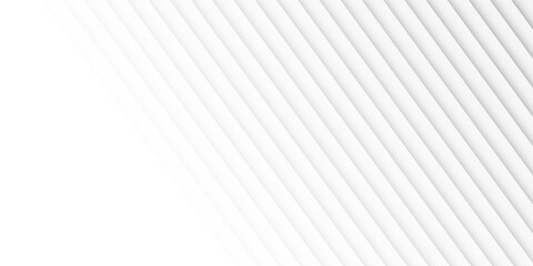 Fototapeta premium Modern white gray colors with lines pattern texture background. Use for modern design business concept abstract