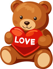 teddy bear with heart