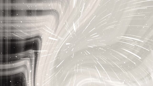 Animated white and black gradient background dynamic pattern suitable for backgrounds, digital art, or marketing designs with bold monochromatic aesthetic, eyecatching swirl design.