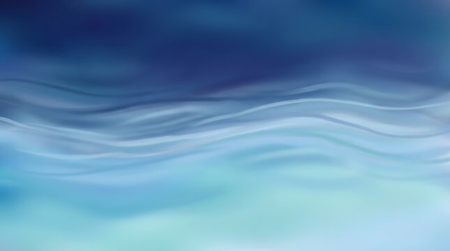 Abstract blue wave pattern with fluid dynamic design