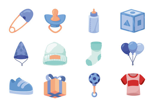 It's a Boy Illustration Design Set
