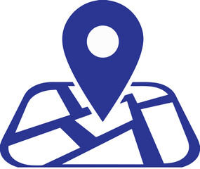 Location Pin on Map Icon Vector Illustration | GPS Navigation Map Marker Symbol Vector | Map Pointer Location Service Icon