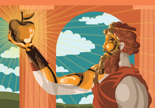 king midas turning an apple into gold