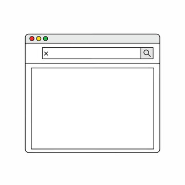 Simple Browser Window Icon