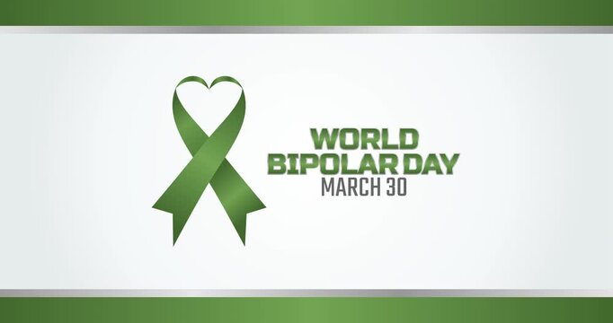 world bipolar day motion video, ideal for world bipolar day celebration