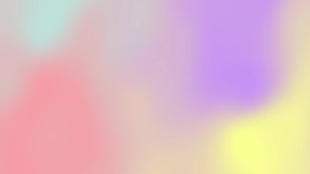 Blurred colorful gradient with pastel shades for abstract background. Suitable for design projects needing soft, dreamy aesthetic appeal.