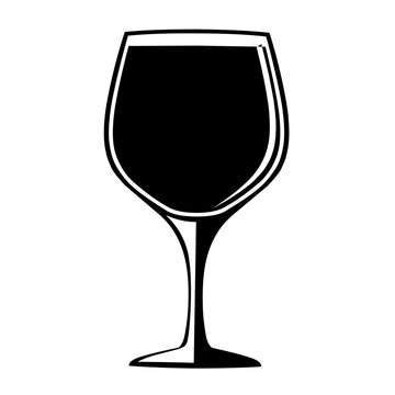 Juz Glass Icon. Drink Symbol. Glass Vector Illustration.