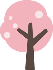 Obraz premium Pink Cherry Tree