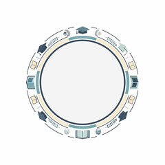 Naklejka premium Futuristic Circular Interface