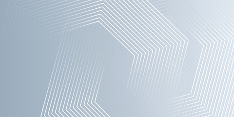 White abstract background with dynamic wavy hexagon texture modern hexagon backgfound geometric eps10