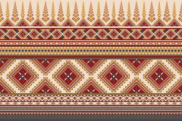 Native Vintage Southwest Abstract Geometric Ethnic Pattern